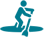 paddleboarding icon