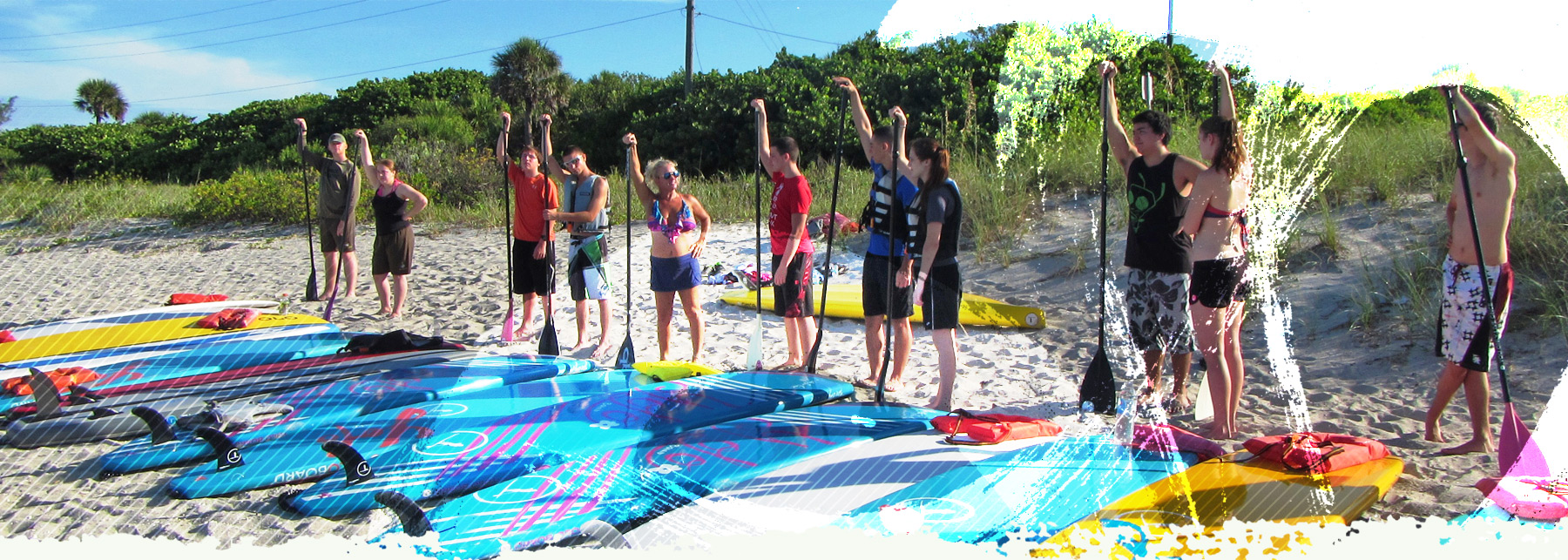 group-paddleboarding-class