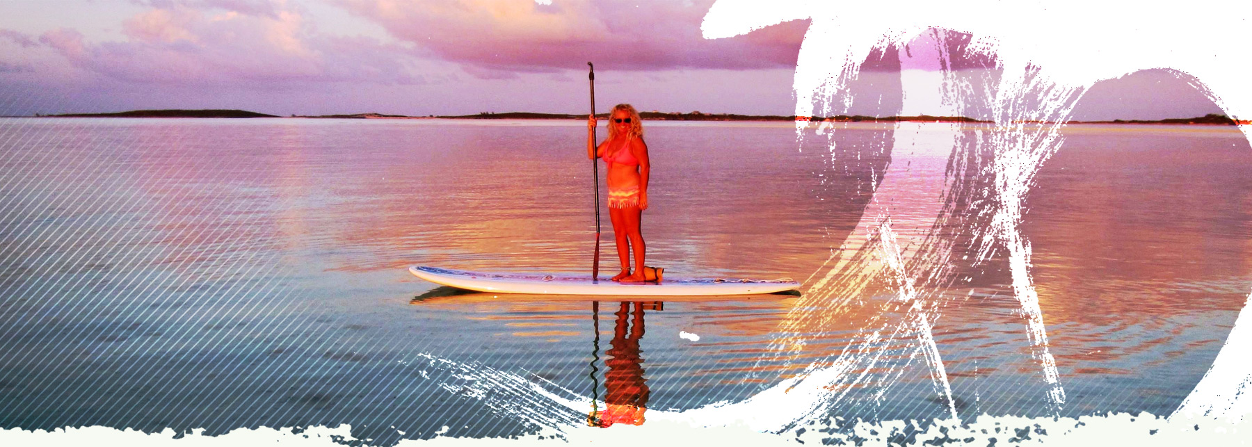 sunset-paddleboarding